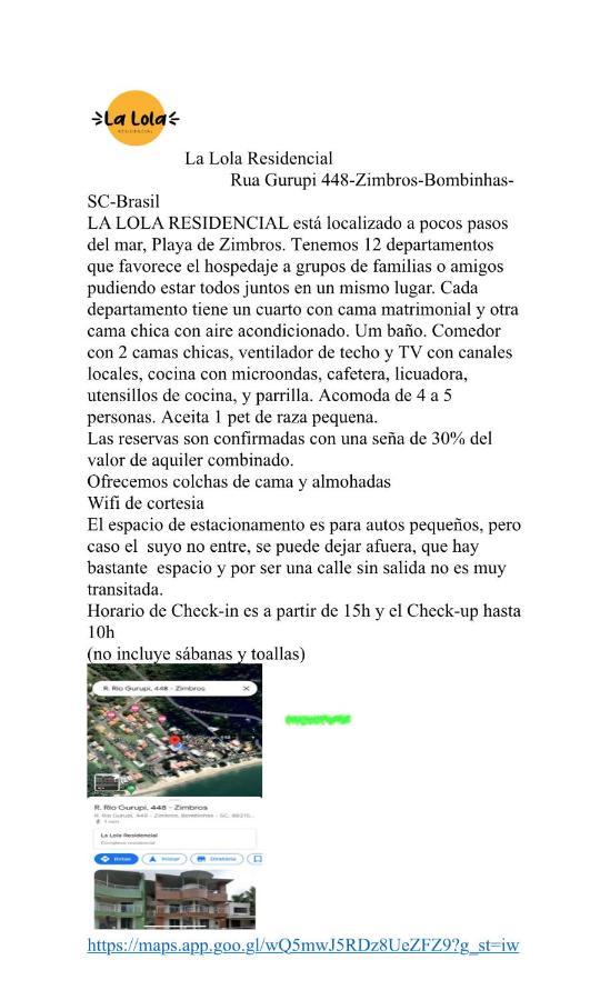 邦比尼亚斯La Lola Residencial公寓 外观 照片